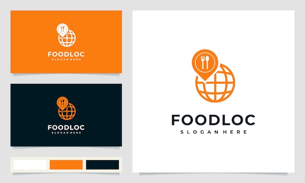 Download Free Logo Design Inspiration For Food Location Premium Vector Use our free logo maker to create a logo and build your brand. Put your logo on business cards, promotional products, or your website for brand visibility.