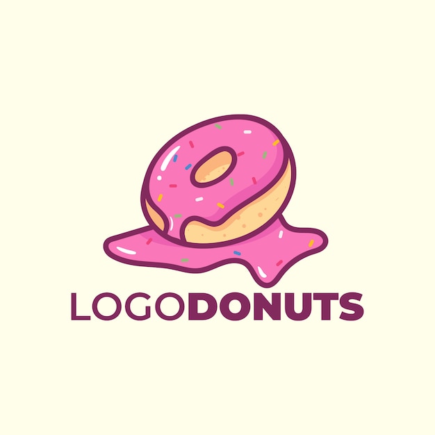 Premium Vector | Logo donuts