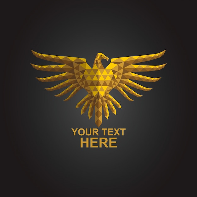 Download Free Logo Eagle Poly Gold Premium Vector Use our free logo maker to create a logo and build your brand. Put your logo on business cards, promotional products, or your website for brand visibility.