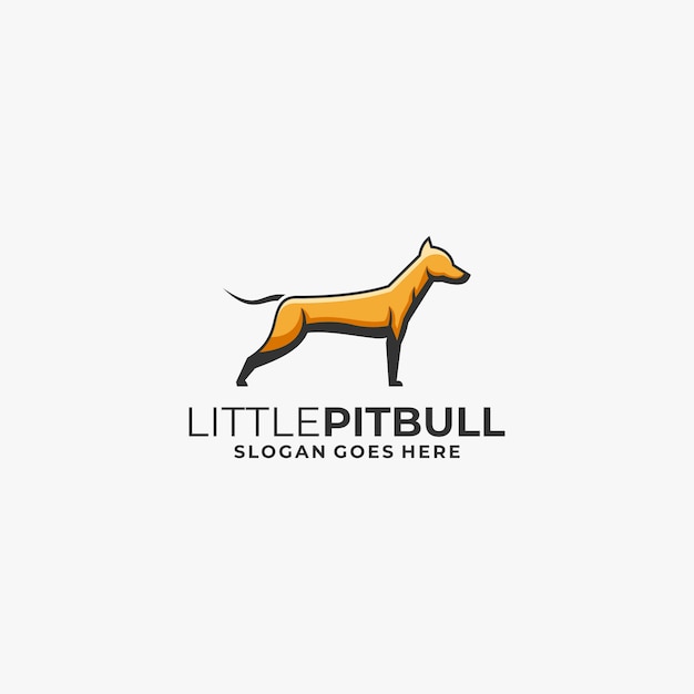 Download Logo illustration american bulldog | Premium Vector