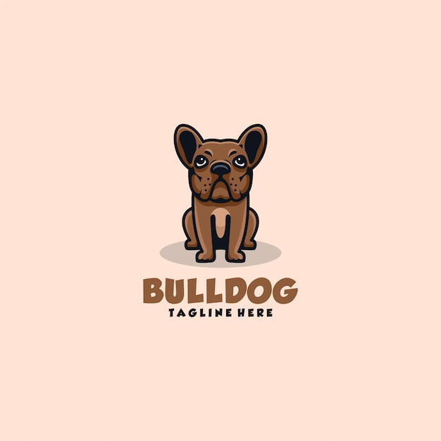 Download Free Logo Illustration Bulldog Simple Mascot Style Premium Vector Use our free logo maker to create a logo and build your brand. Put your logo on business cards, promotional products, or your website for brand visibility.