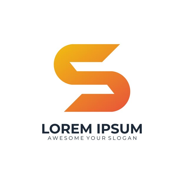 Premium Vector | Logo letter s modern gradient color