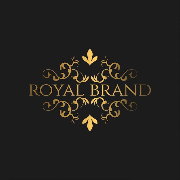 Premium Vector | Logo luxury with golden color