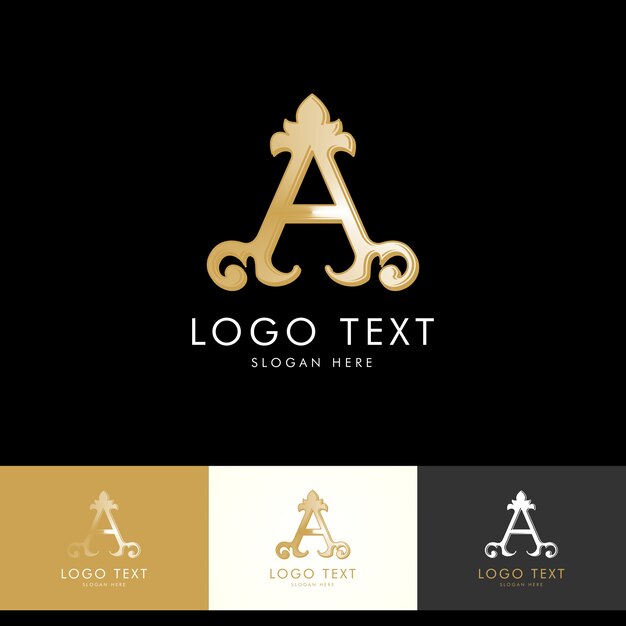 Logo a, monogram a Vector | Premium Download