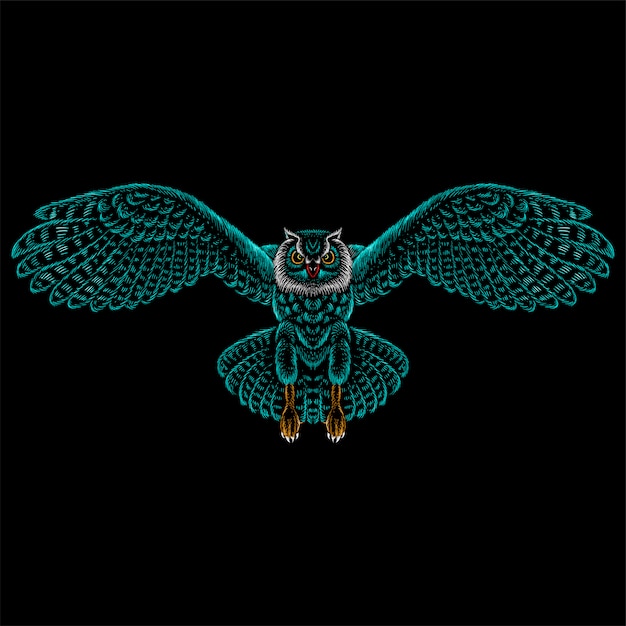 Download Free Logo Owl For Tattoo Or T Shirt Design Or Outwear Hunting Style Use our free logo maker to create a logo and build your brand. Put your logo on business cards, promotional products, or your website for brand visibility.