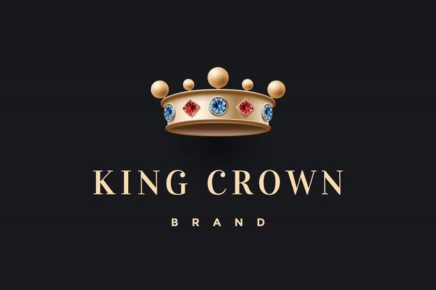 Download Free Logo With Gold King Crown And Inscription King Crown Premium Vector Use our free logo maker to create a logo and build your brand. Put your logo on business cards, promotional products, or your website for brand visibility.
