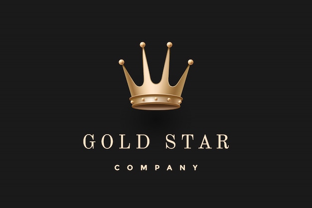 Download Free Logo With King Crown And Inscription Gold Star Company Premium Use our free logo maker to create a logo and build your brand. Put your logo on business cards, promotional products, or your website for brand visibility.