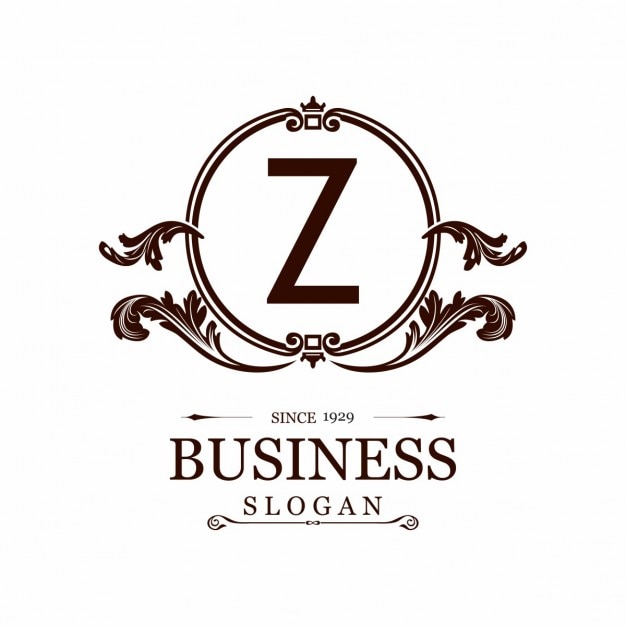 Download Free Logo With An Ornamental Frame And The Letter Z Free Vector Use our free logo maker to create a logo and build your brand. Put your logo on business cards, promotional products, or your website for brand visibility.