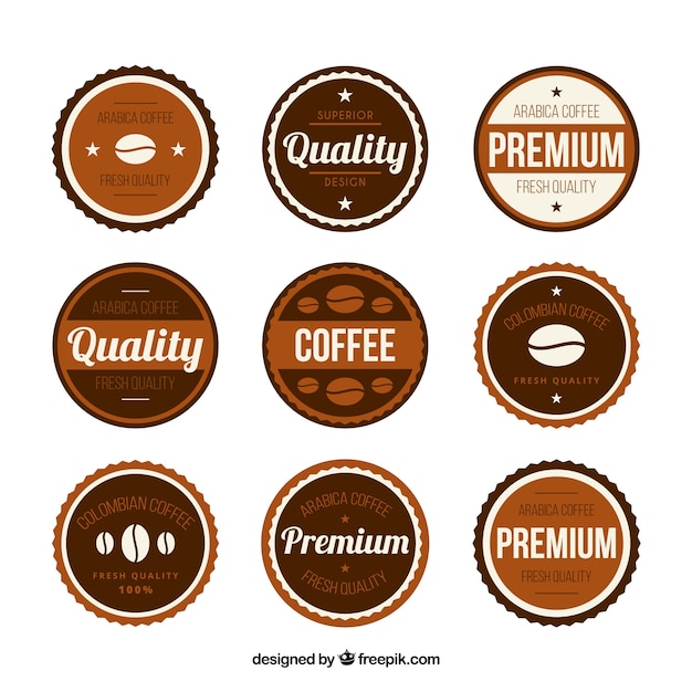 Download Free Logos For Coffee On A White Background Free Vector Use our free logo maker to create a logo and build your brand. Put your logo on business cards, promotional products, or your website for brand visibility.