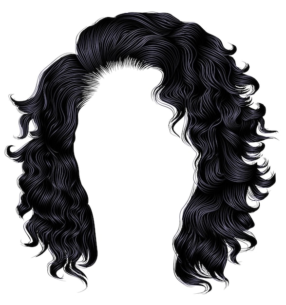Curly Hair Clipart Png Vector Psd And Clipart With Transparent The