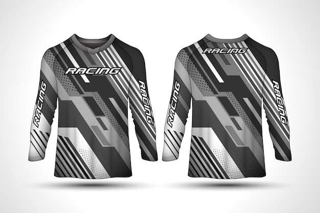 Long sleeve sport jersey | Premium Vector