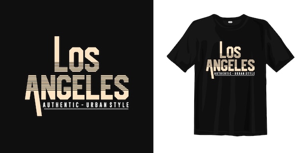Premium Vector | Los angeles authentic urban style t shirt