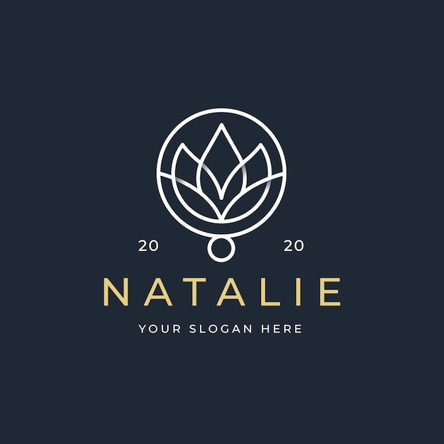 Download Free Lotus Flower Logo Design Premium Vector Use our free logo maker to create a logo and build your brand. Put your logo on business cards, promotional products, or your website for brand visibility.