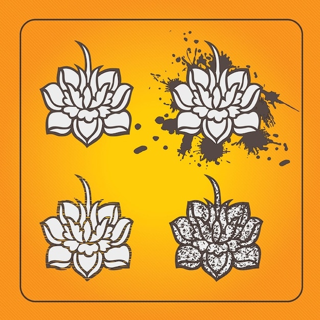 Download Lotus flowers Vector | Free Download