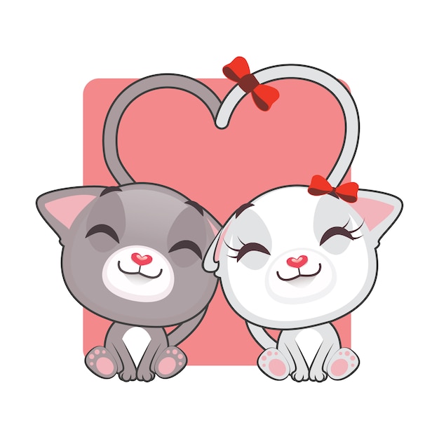 Couple Cats Vectors, Photos and PSD files | Free Download