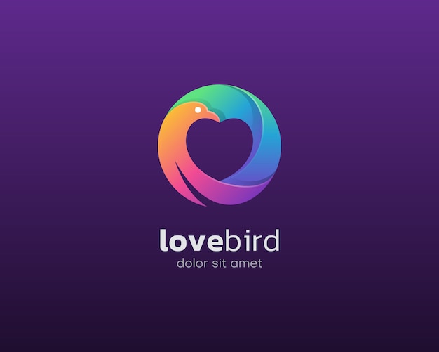 Download Free Love Bird Logo Premium Vector Use our free logo maker to create a logo and build your brand. Put your logo on business cards, promotional products, or your website for brand visibility.