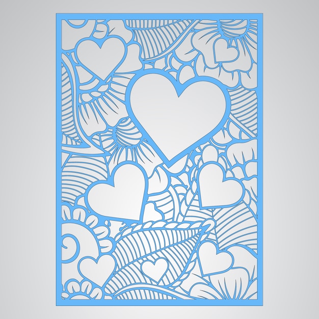 Download Love card design Vector | Free Download
