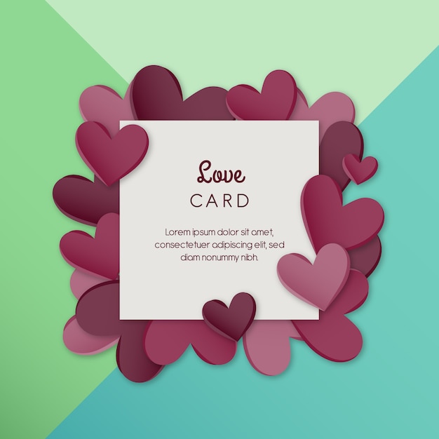 Download Free Vector | Love card
