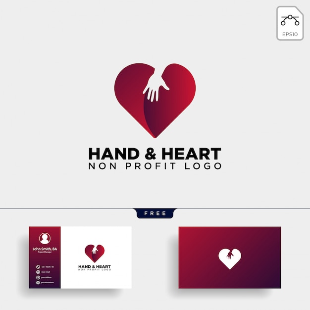 Download Free Love Care Give Heart Logo Premium Vector Use our free logo maker to create a logo and build your brand. Put your logo on business cards, promotional products, or your website for brand visibility.
