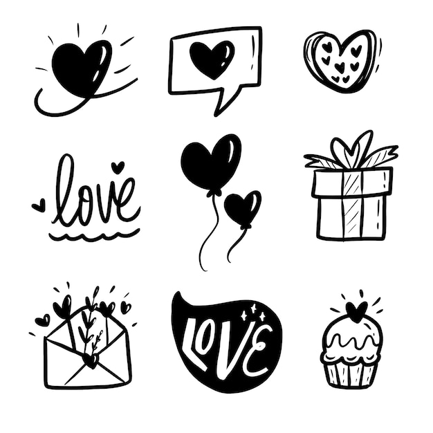 Featured image of post Dibujos Doodles De Amor Este paquete de pegatinas es para doodle text
