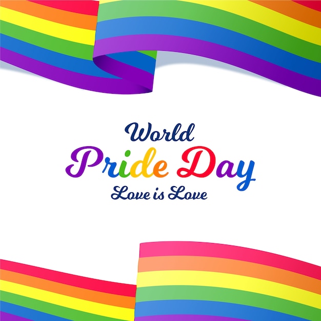 Download Love is love world pride day | Free Vector