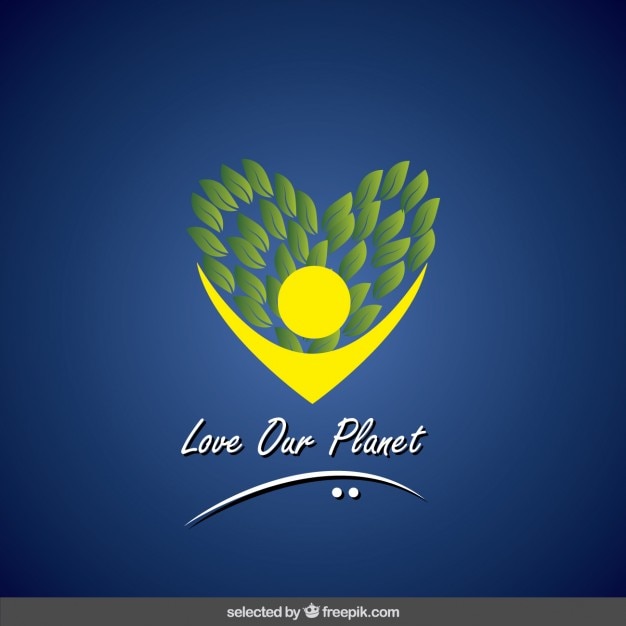 Free Vector Love Our Planet