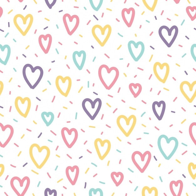 Love pattern design Vector | Free Download