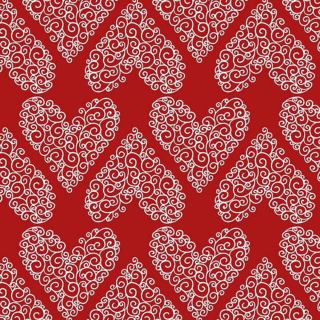 Love pattern design Vector | Free Download