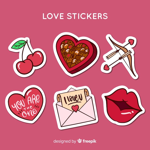 free love stickers