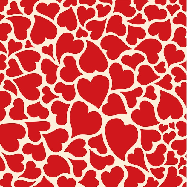 Premium Vector | Love symbol pattern background valentine vector ...