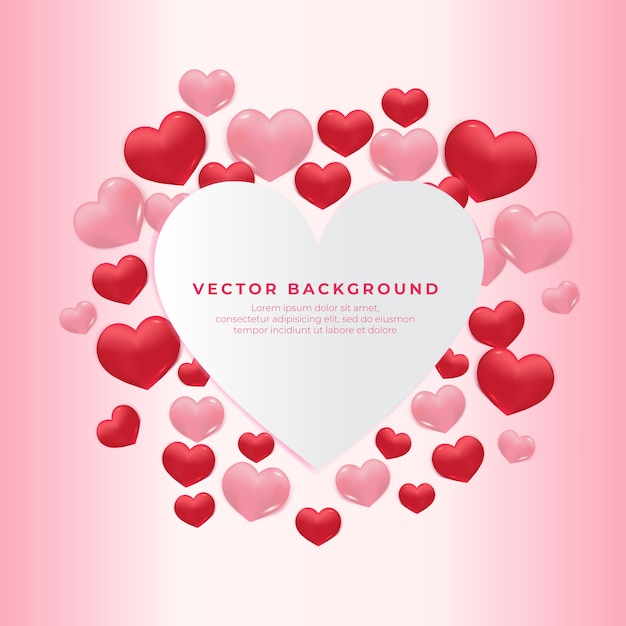 Premium Vector | Love template