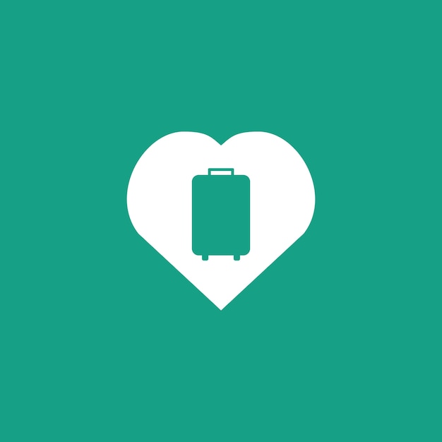 Download Free Love Travel Iconic Logo With Suitcase Symbol Vector Illustration Premium Vector Use our free logo maker to create a logo and build your brand. Put your logo on business cards, promotional products, or your website for brand visibility.