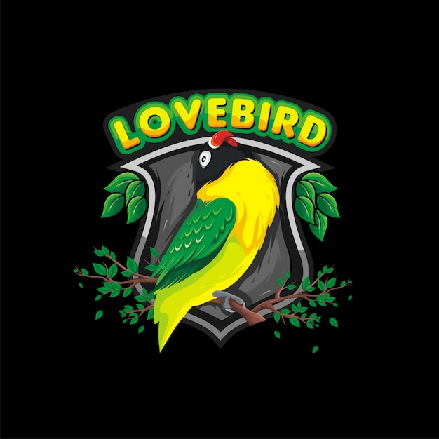 Lovebird logo | Premium Vector