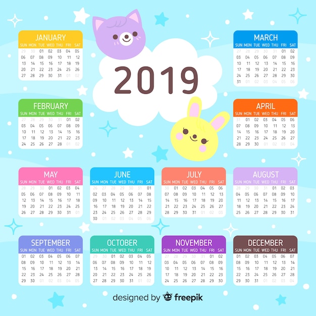 Calendario 2018 Free Vectors Stock Photos Psd