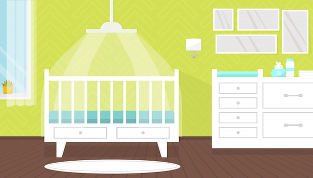 crib with changing table and drawers