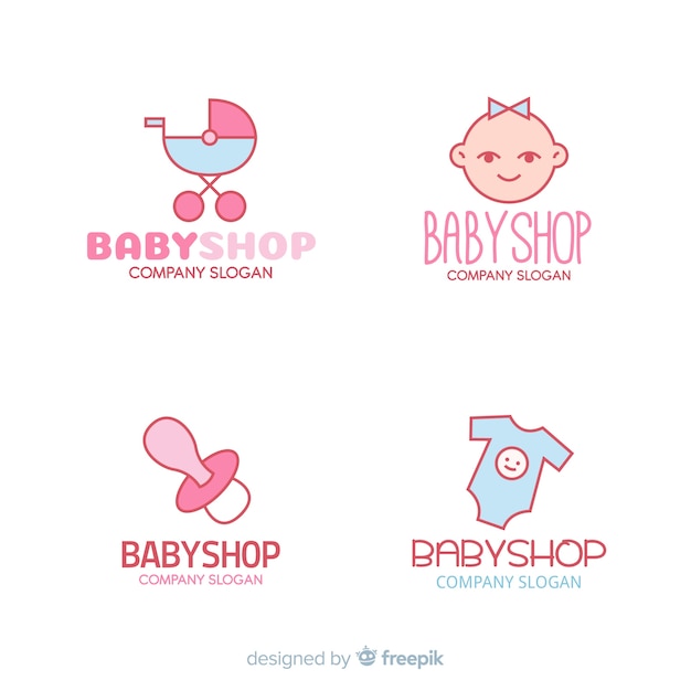 Download Free Lovely Baby Shop Logo Template With Modern Style Free Vector Use our free logo maker to create a logo and build your brand. Put your logo on business cards, promotional products, or your website for brand visibility.