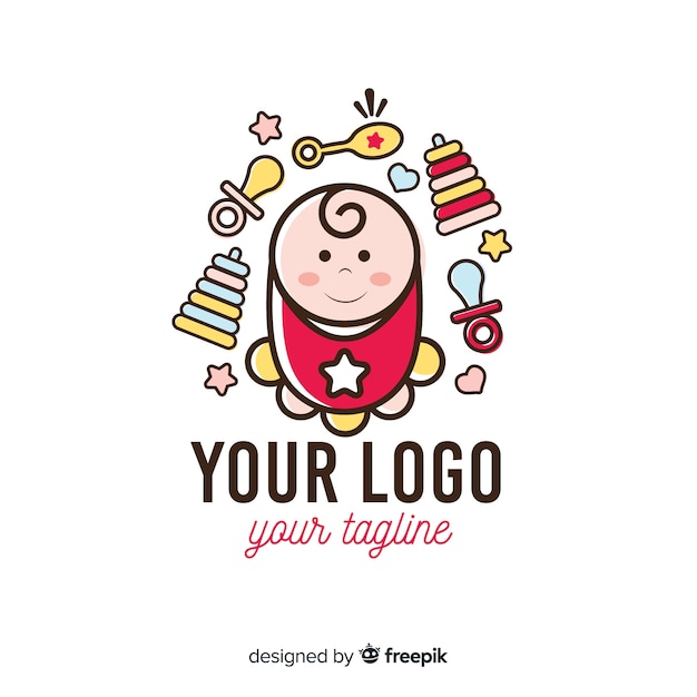 Download Free Download This Free Vector Lovely Baby Shop Logo Template With Use our free logo maker to create a logo and build your brand. Put your logo on business cards, promotional products, or your website for brand visibility.