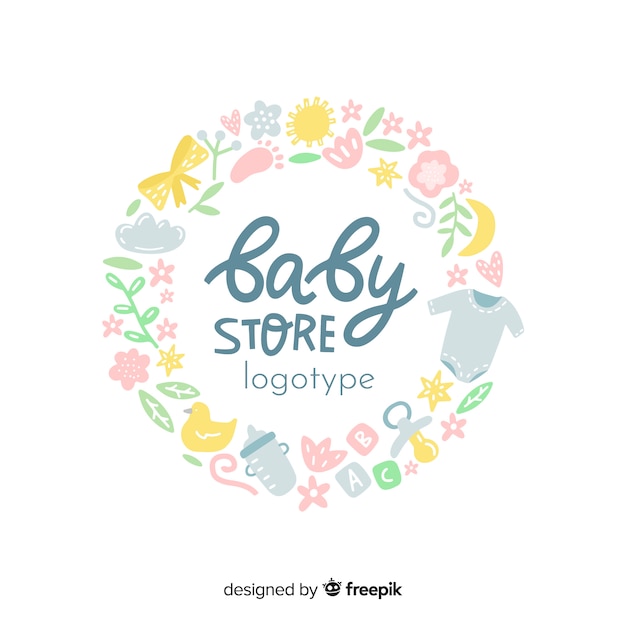 Download Kids Clothing Store Logo Ideas PSD - Free PSD Mockup Templates