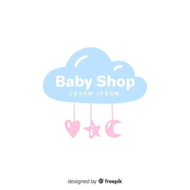 Premium Vector Lovely Baby Shop Logo Template