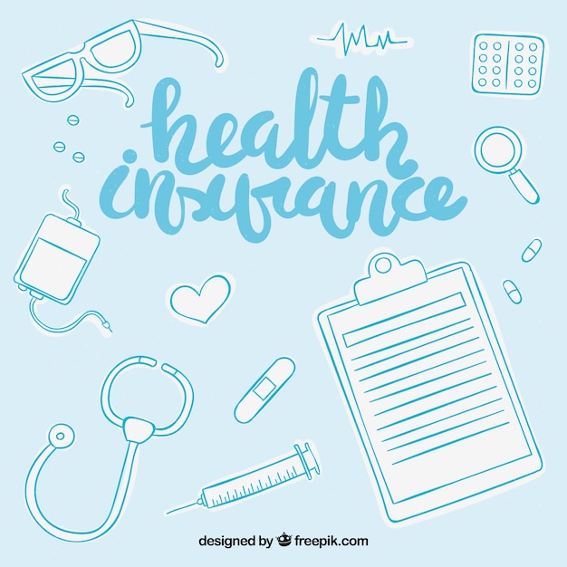 Lovely composition with health insurance
elements