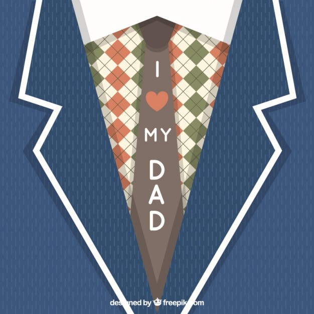 lovely father s day card with suit