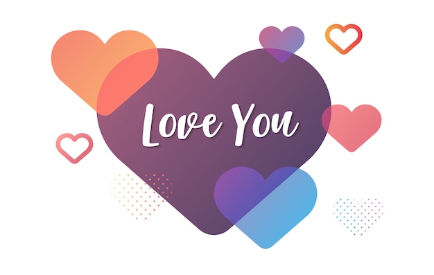 Lovely shape vector background with abstract colorful Premium Vector