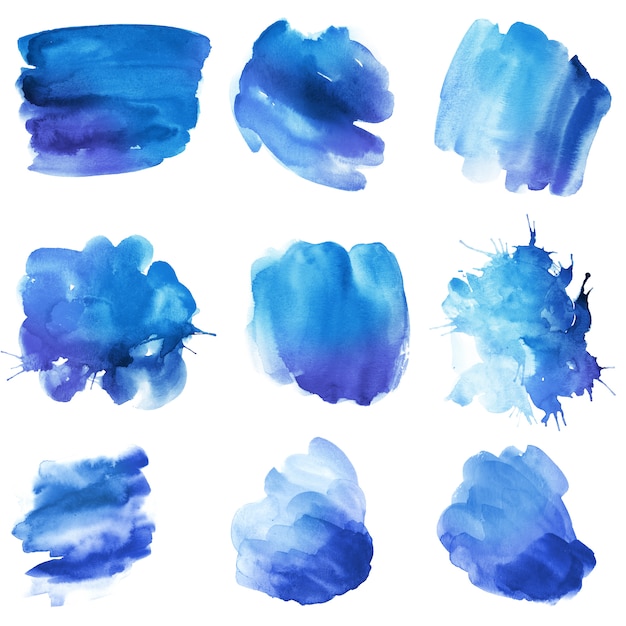 Download Premium Vector | Lovely watercolor splash, abstract colorful stain