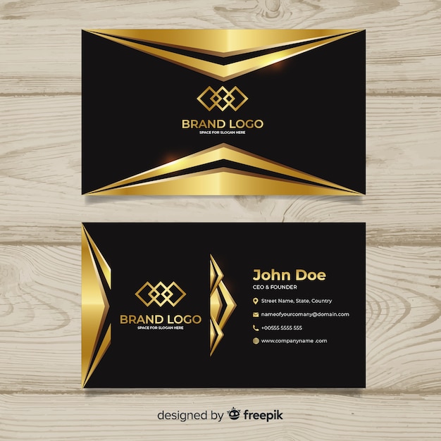 Luxurious business card Vector | Free Download