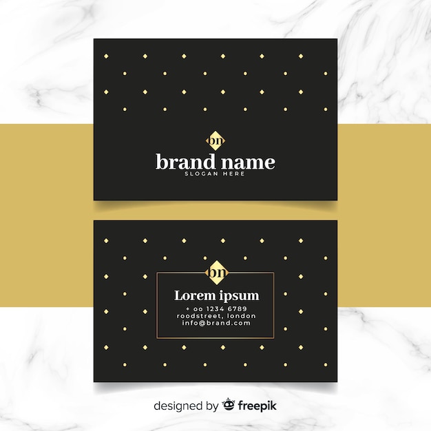 Free Vector | Luxurious business card