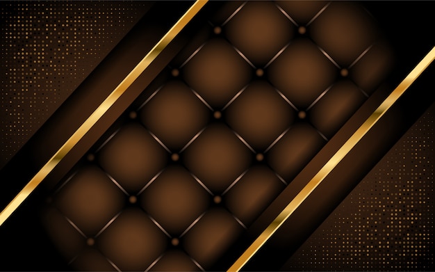 Luxurious dark brown background design | Premium Vector