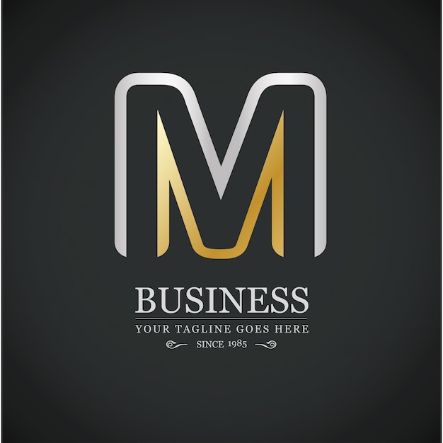 Download Free Luxurious Letter M Logo Free Vector Use our free logo maker to create a logo and build your brand. Put your logo on business cards, promotional products, or your website for brand visibility.