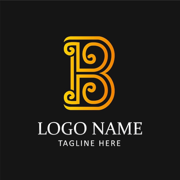 Premium Vector | Luxury B Logo