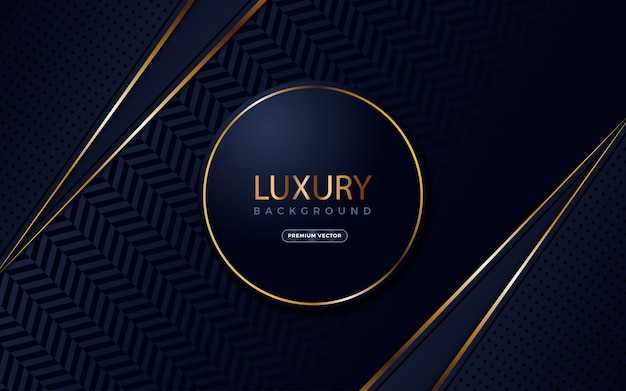 Premium Vector | Luxury background with circle shapes on midle.