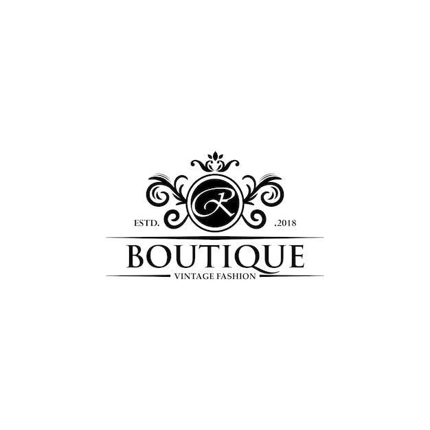 Premium Vector | Luxury boutique logo templates